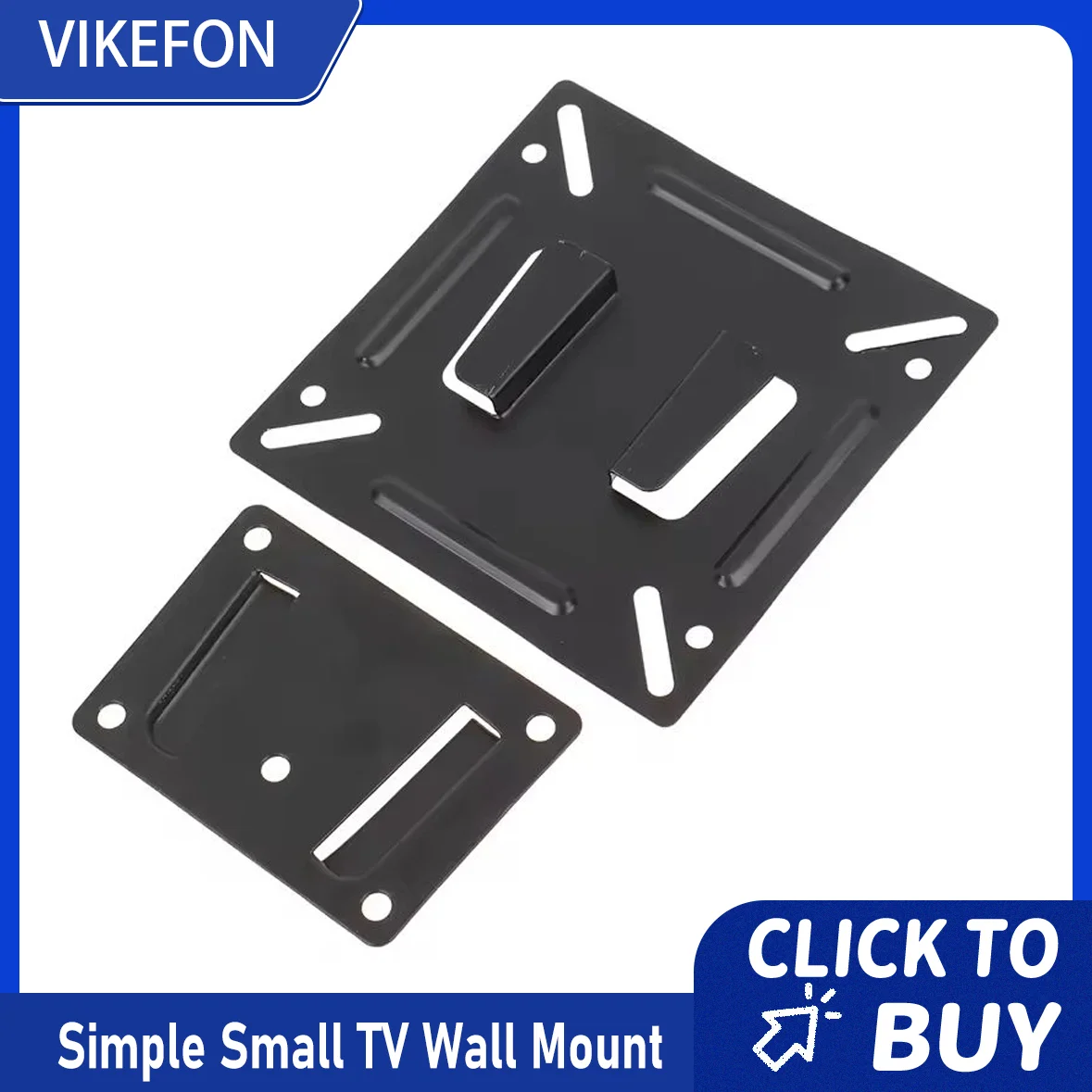 Support mural Standard pour TV, pour moniteur Lcd Led 12-24 pouces, écran plat 75/100 Lcd, pièces de montage mural pour télévision