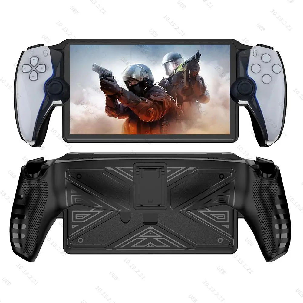 TPU-Schutzhülle für PS Portal mit Halterung, Spielkonsolenhülle, kratzfeste Abdeckung, Griffhülle für PlayStation 5-Zubehör Image