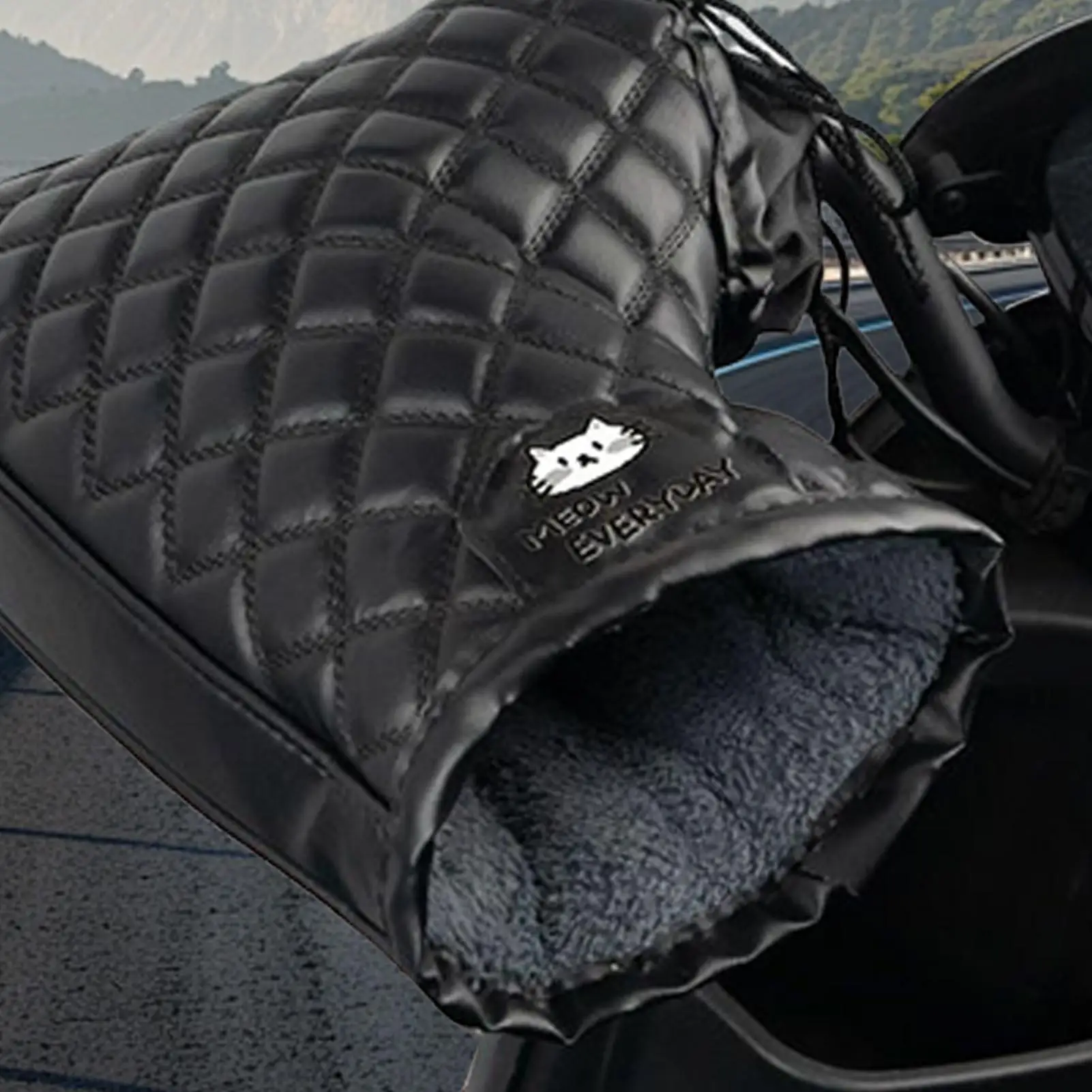 Motorrad Lenker Muffs Winter Ausrüstung Handschuhe Wärmer Handschuhe Wasserdichte Handmuffs Fahrrad Griff Abdeckung Hand Abdeckungen Wärmer Image