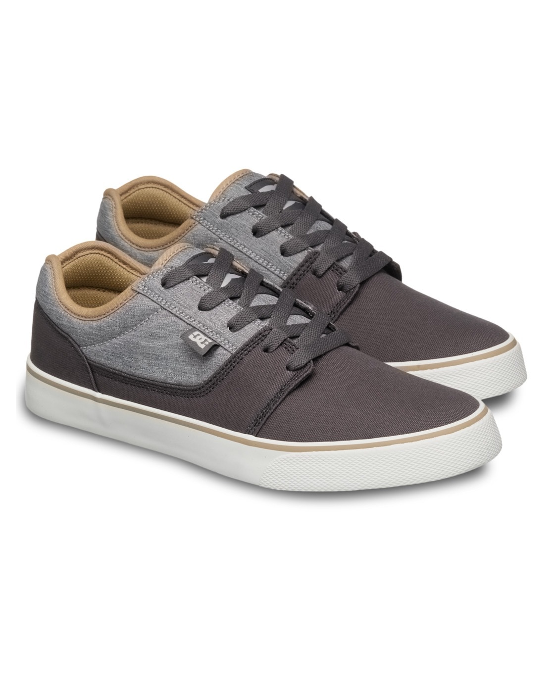 Sneaker DC SHOES "Tonik Tx Se", Herren, Gr. 10,5 (44), light grau, Obermaterial:Obermaterial: Textil (Baumwolle) / Futter: Textil / Außensohle: Gummi;, Schuhe Sneaker