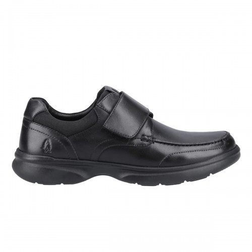 Hush Puppies - "Hector" Flache Schuhe für Herren, Klettverschluss (Schwarz)