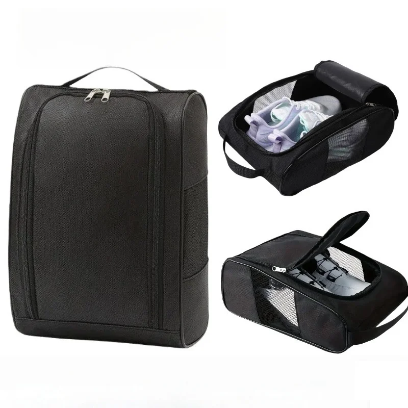 Borsa per scarpe da golf portatile Borse per scarpe in tessuto Oxford Borsa da golf leggera e traspirante Borsa per scarpe da tennis da calcio antipolvere
