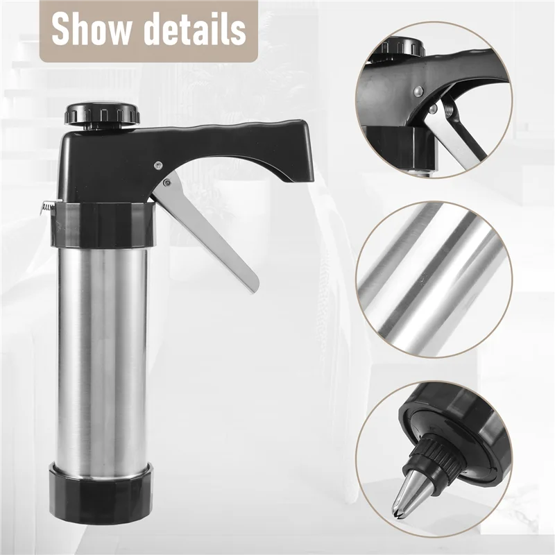 BAAJ-Cookie Press Maker Kit Kekspresse, die Presse Kekse herstellen, Kuchenform, Kekspresse, Maschine, Dessert-Dekorationswerkzeug Image