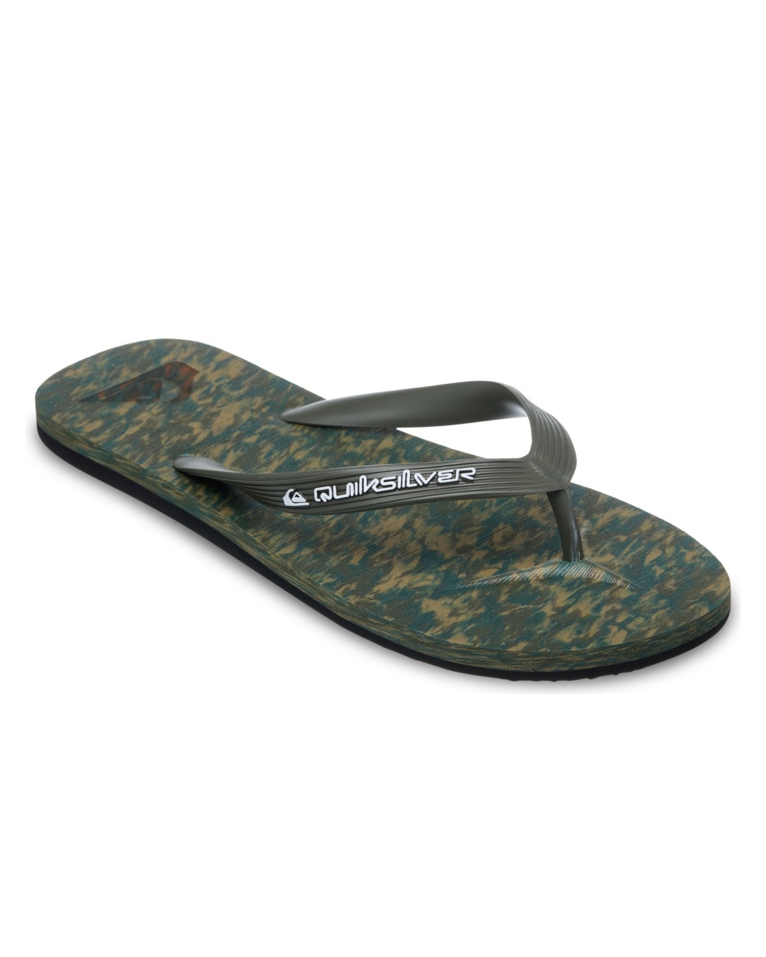 Sandale QUIKSILVER "Molokai Recycled", Herren, Gr. 9(42), braun, Obermaterial:Obermaterial: Synthetikmaterial / Außensohle: Moosgummi;, Schuhe Sandale
