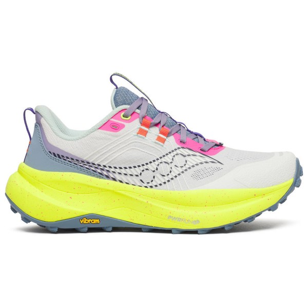 Saucony - Women's Xodus Ultra 4 - Trailrunningschuhe 38 | EU 38 weiß/ citron
