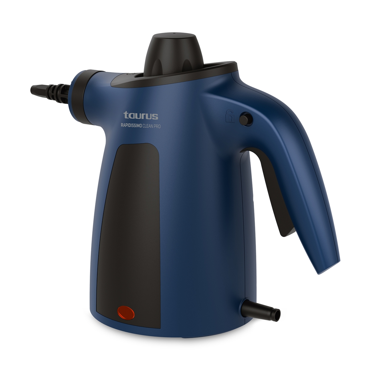 Taurus Rapidissimo Clean Pro 1050W Dampfreiniger, hohe Desinfektion, 3 bar, 30g/min, 350 ml Tank, 3m Kabel, 7 Zubehörteile, Set mit 7 Zubehörteilen Image