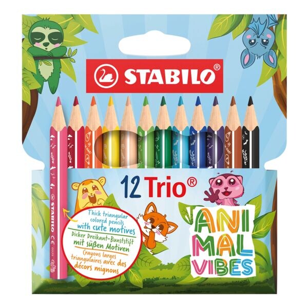 Stabilo Buntstifte »Trio Animal Vibes« 12 Stück Image