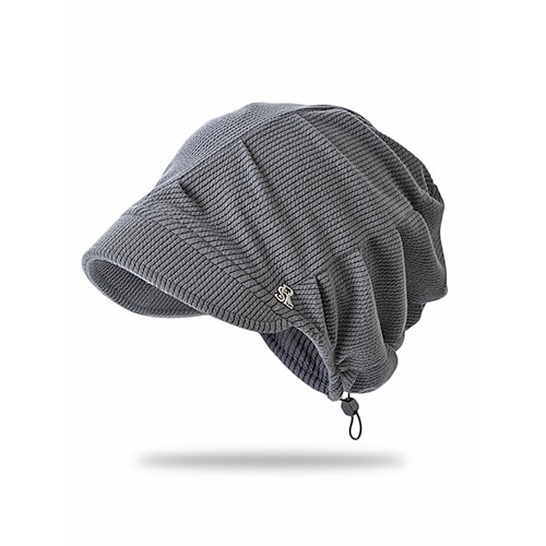 Damen-Mütze aus Polyester mit Fleecefutter – verschiedene Farben, verstellbare Passform, warm und kuschelig für Frühling und Winter Image