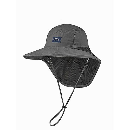 Leichter Herren-Sonnenhut aus Polyester – Fischerhut, verschiedene Farben, atmungsaktiv und schnelltrocknend – perfekt zum Angeln, Wandern und für Outdoor-Aktivitäten Image