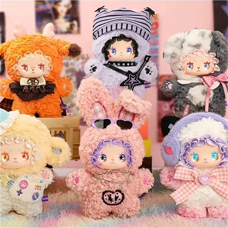 Echte schöne Emma Blind Box schöne Emma Punk Era Serie Mystery Box Kawaii Plüsch Vinyl Anime Figur Überraschung Tasche Geschenk für Mädchen