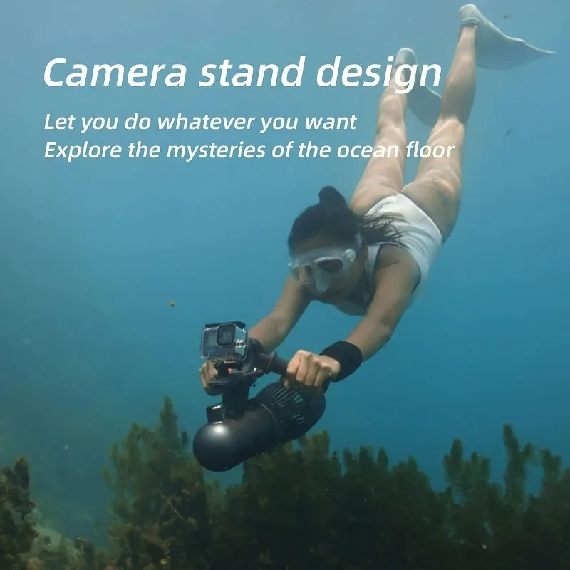 500 W elektrischer Unterwasserscooter, 40 m, freitauchen, bürstenloser Motor, 60 Minuten, abnehmbare Batterie, Wasserscooter 114 Image