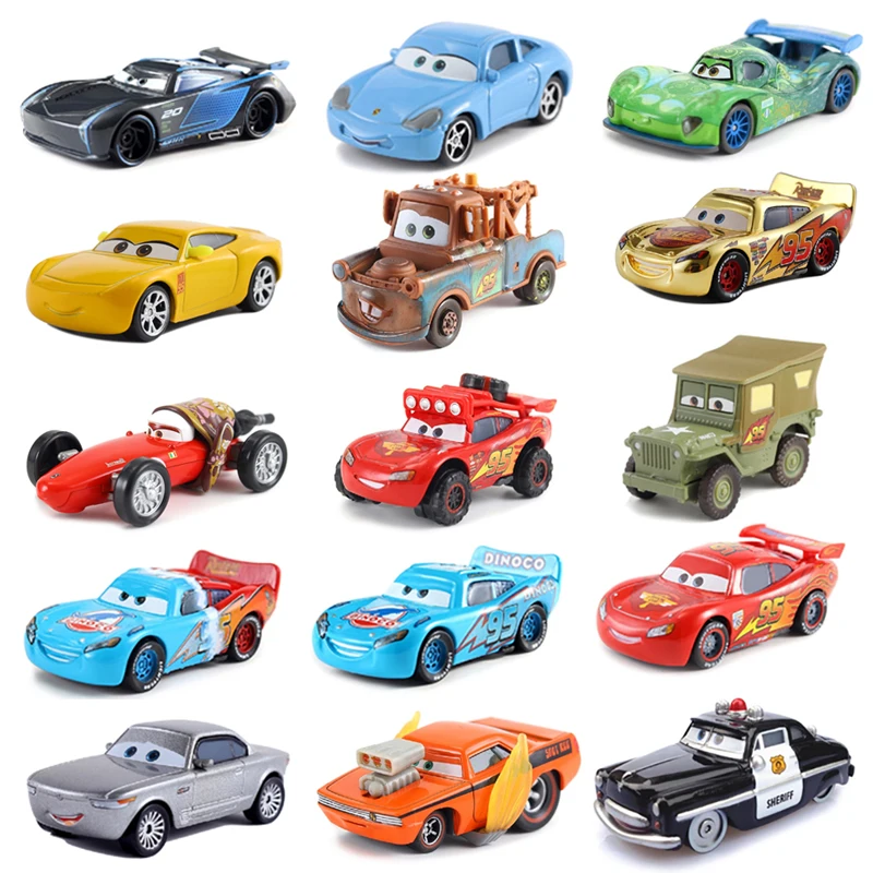 Metallautomodell Disney Pixar Cars 3, Spielzeug Lightning McQueen Jackson Storm Ramirez Mini-Legierung Druckguss sammeln Kinderspielzeug Geschenk Image