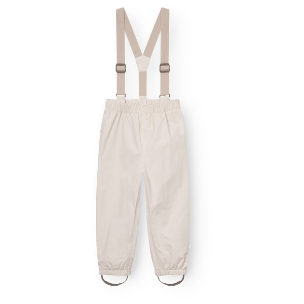 Mini A Ture - Kid's Matwilans Suspender Pants - Regenhose Gr 128 - 8 Years weiß