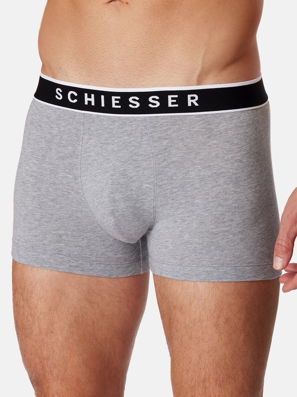 Schiesser Retro Short Herren grau, XL Image