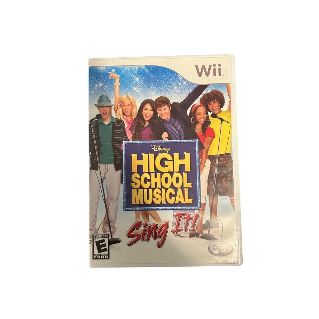Disney Video Games & Consoles | Disney High School Musical Sing It! Wii Karaoke Game Complete Box & Disc | Color: Blue/White | Size: Os