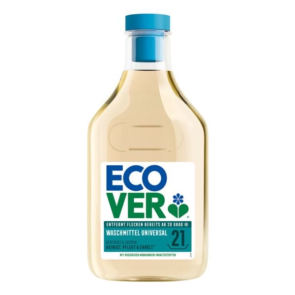 ecover Universal Flüssigwaschmittel »Hibiskus & Jasmin« 750 ml gelb