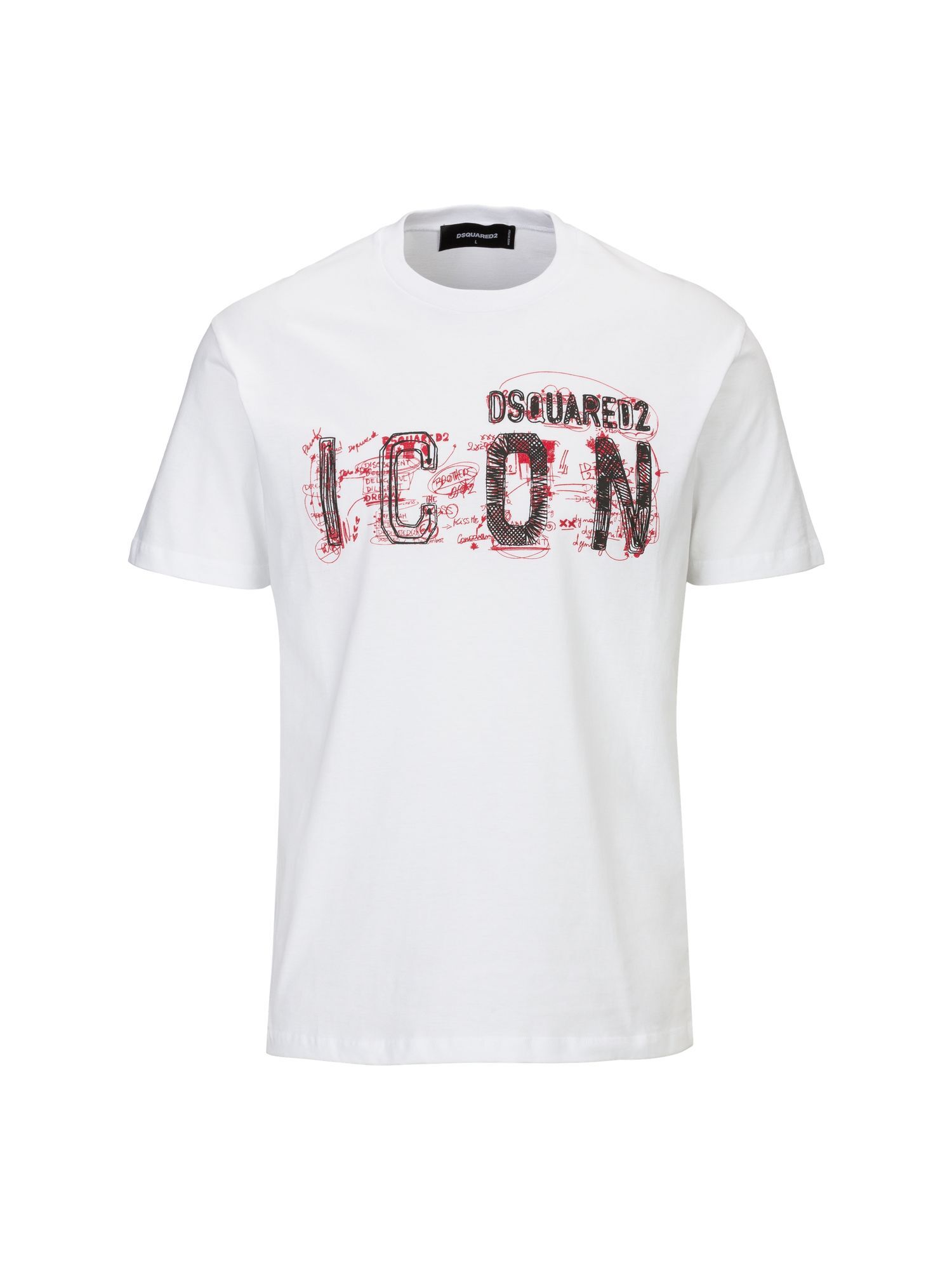 Dsquared2 T-Shirt Icon Scribble Cool Fit Tee Image