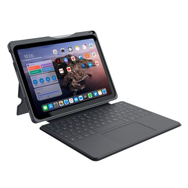 "DEQSTER Tablet-Tastatur »Smart Rugged Touch PLUS Keyboard 10,9"« schwarz Apple iPad 10., 26x20.5x2.5 cm" Image