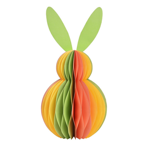Osterdeko Hase mit Wabenstruktur aus Papier Image