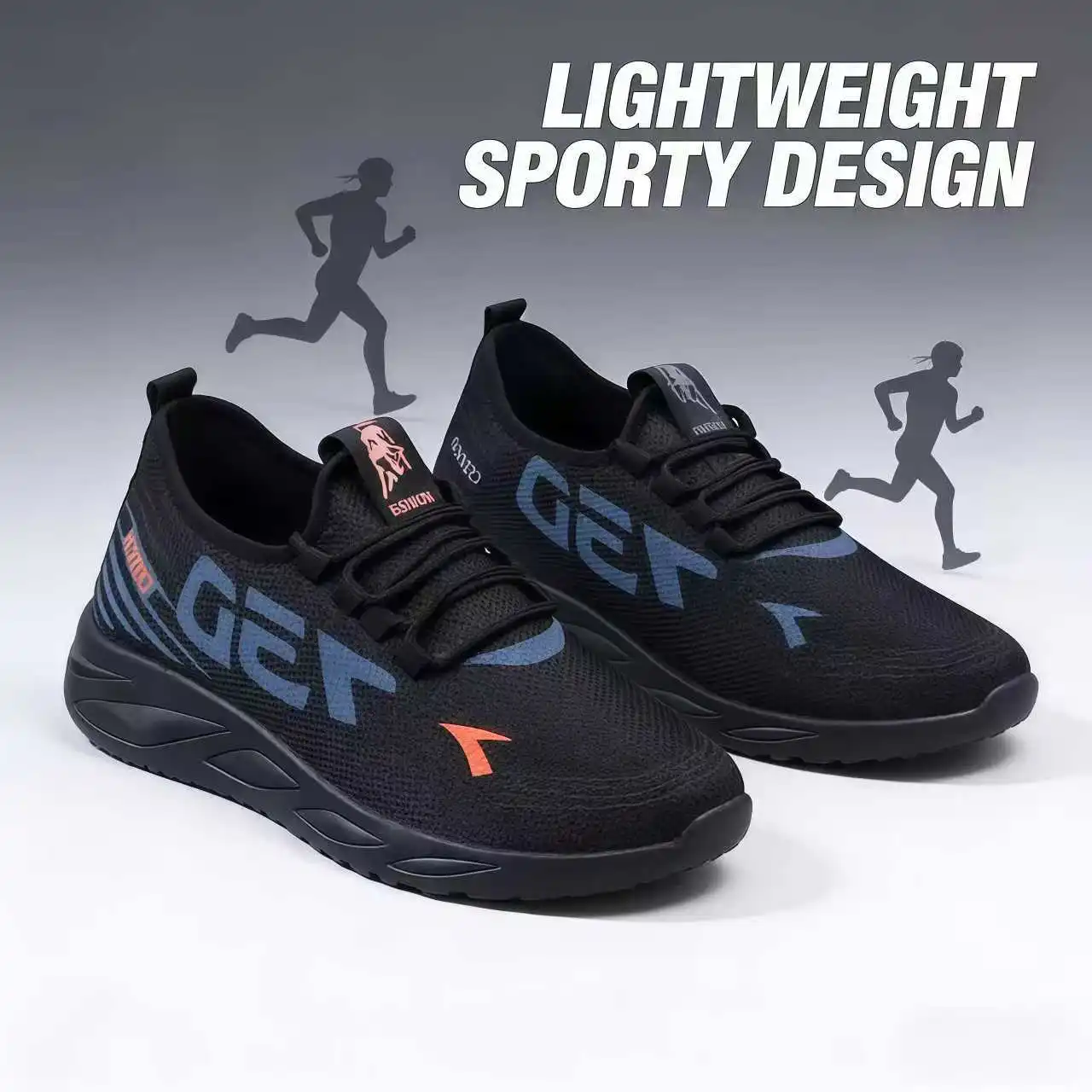 High-quality men's lightweight outdoor shoes breathable mesh shoes fashionable daily casual shoes sports shoes and running shoes
