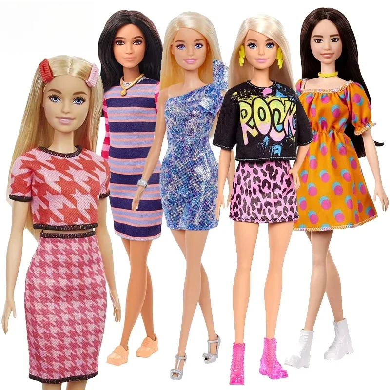 Echte Barbie-Puppen Fashionista Variety Style Mode Mädchen Accessoires Puppe für Mädchen Kinderspielzeug für Kinderhaus Brinquedos