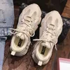 Schwarz Plattform Turnschuhe frauen Schuhe Casual Lace-up Plattform Schuhe Frauen Beige Turnschuhe Leder Vulkanisierte Schuhe Zapatillas