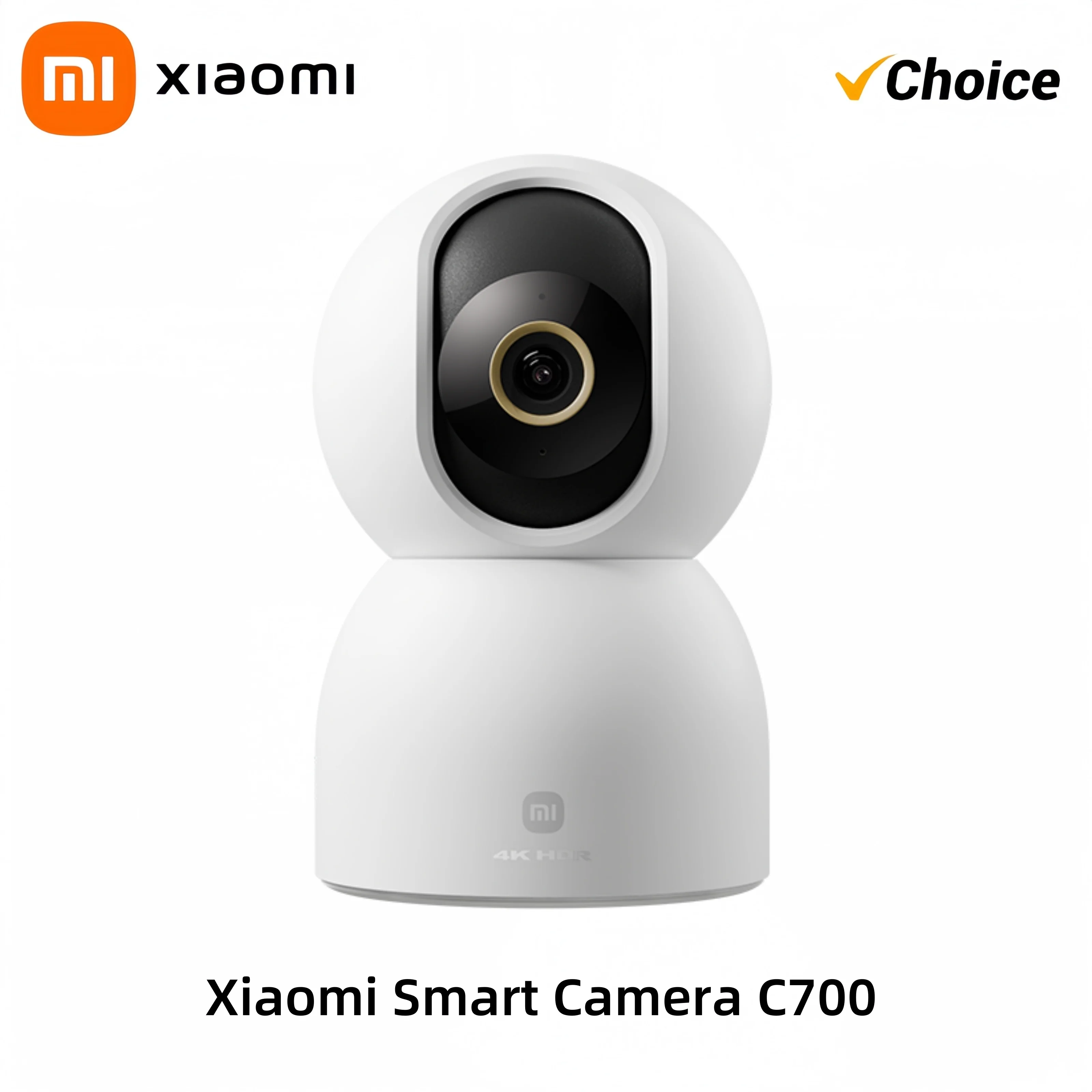 Neue Xiaomi Smart Kamera C700 8MP 4K Ultra HD Low Light Vollfarb-Baby Cry-Erkennung 2-Wege-Sprachanrufüberwachung China-Version Image