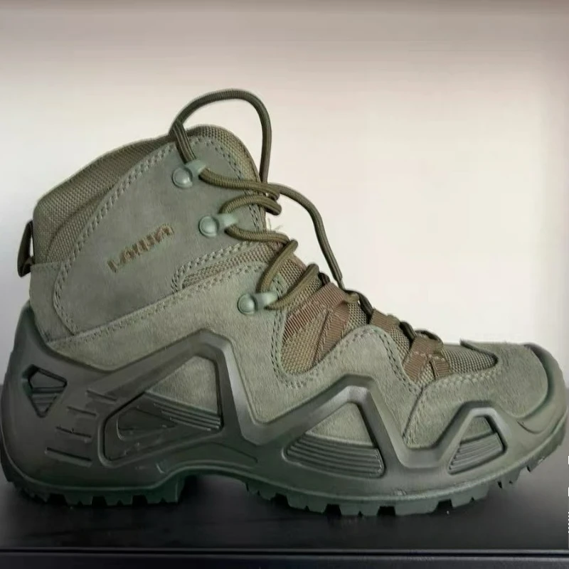 Scarpe da trekking di marca di lusso da uomo Stivali da esterno di alta qualità Scarpe da montagna antiscivolo da uomo Scarpe da trekking di design da uomo