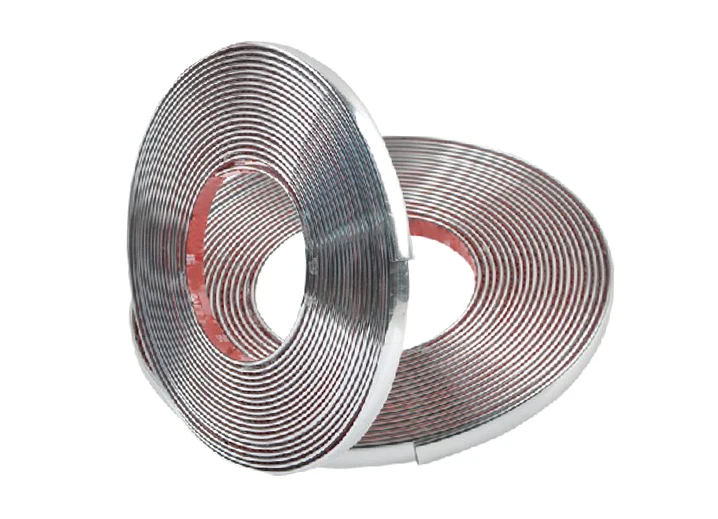 10mm x 12,5 m Auto Chrom Styling Moulding Trim Streifen Auto Körper Fenster Außen Dekoration Auto Fenster Dekoration Chrom Image