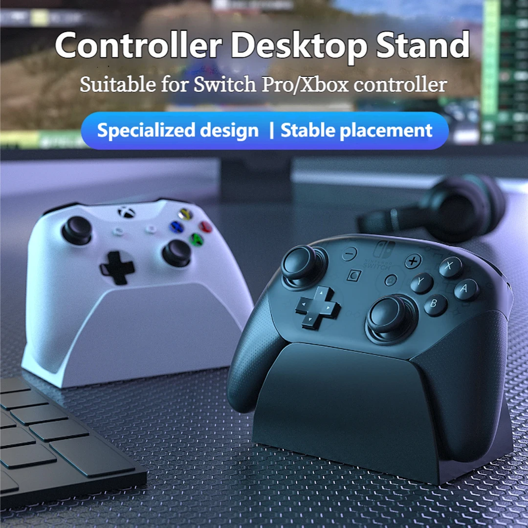 Gaming Controller Stand for Switch Pro / Xbox One Plastic Gamepad Desktop Joystick Holder for Switch Pro/Xbox Series Controller