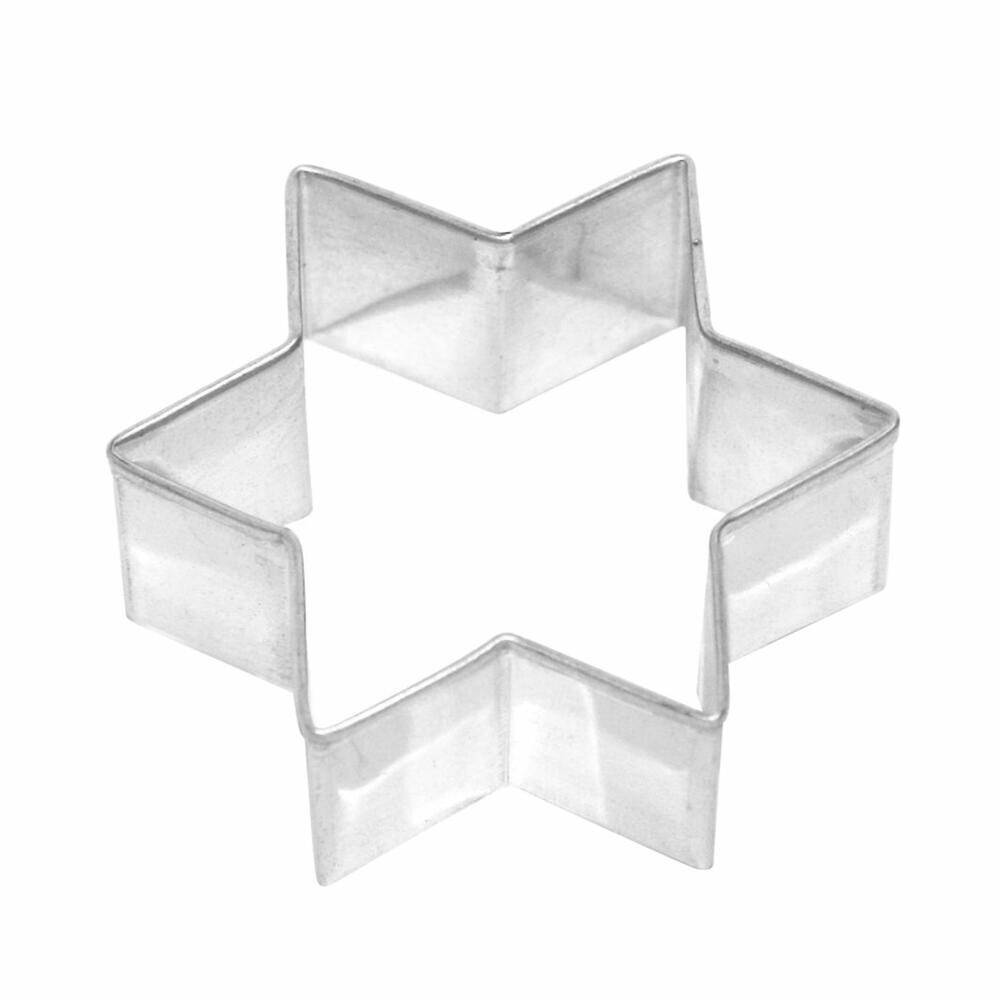 RBV BIRKMANN Birkmann Ausstechform Stern, Ausstecher, Plätzchenform, Keks, Plätzchen, Weißblech, 4 cm, 130418 Image