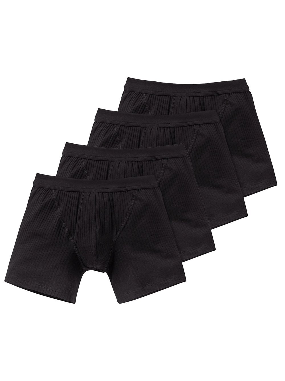 Schiesser Boxershort 4er Pack Herren schwarz, L Image