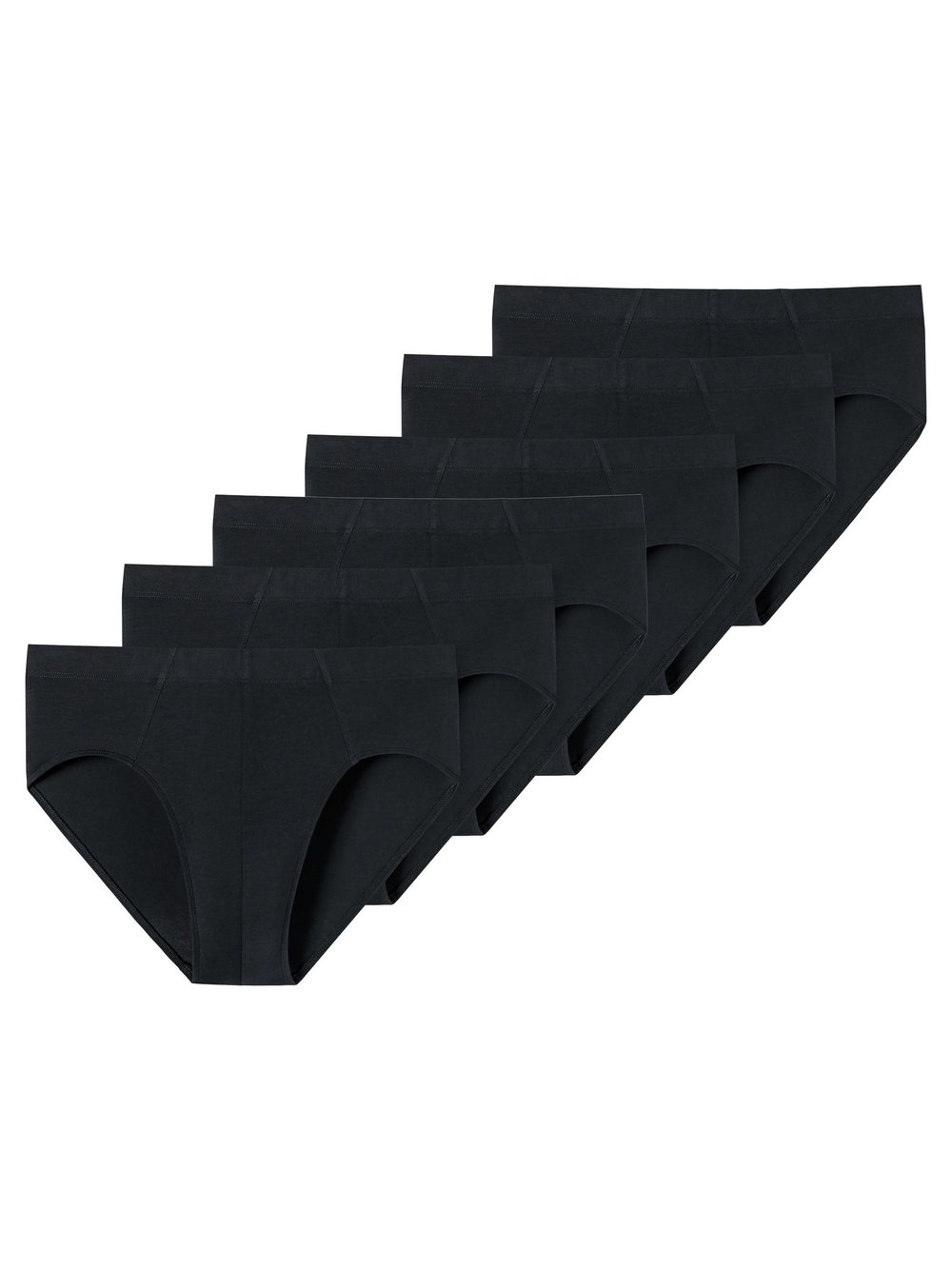Schiesser Slip 6er Pack Herren schwarz, M Image