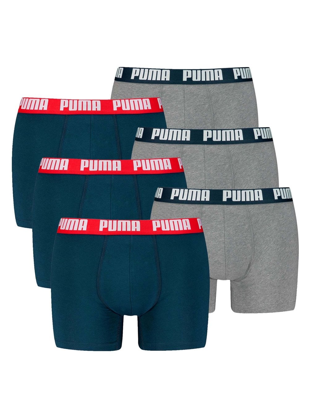 Puma Boxershort 6er Pack Herren mehrfarbig, XXL Image