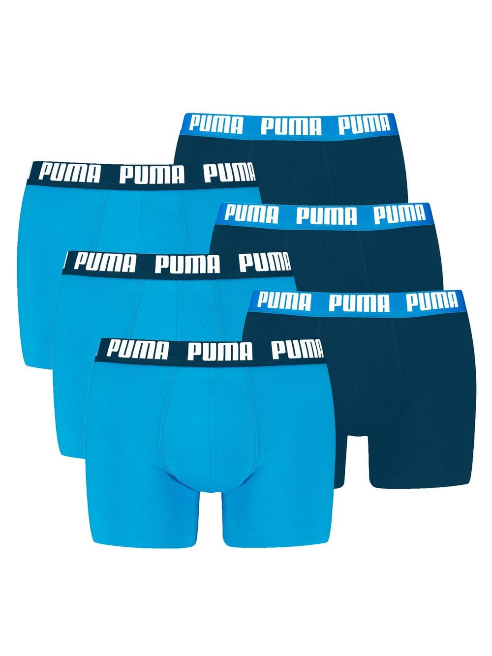 Puma Boxershort 6er Pack Herren hellblau, L Image