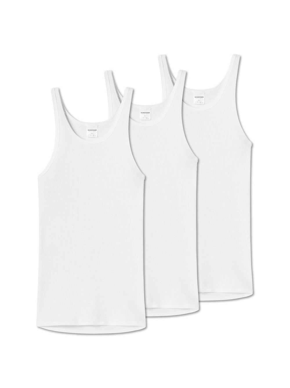 Schiesser Unterhemd 3er Pack Herren weiß, 4XL Image