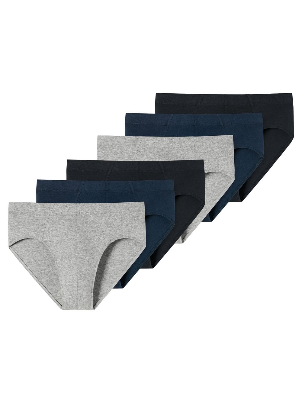Schiesser Slip 6er Pack Herren mehrfarbig, L Image