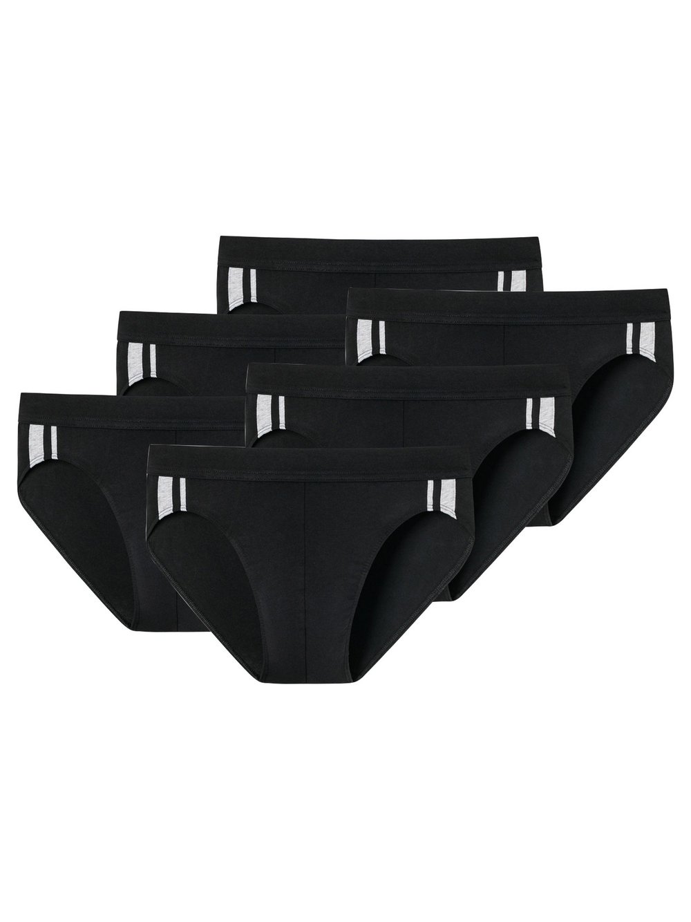 Schiesser Slip 6er Pack Herren schwarz, S Image
