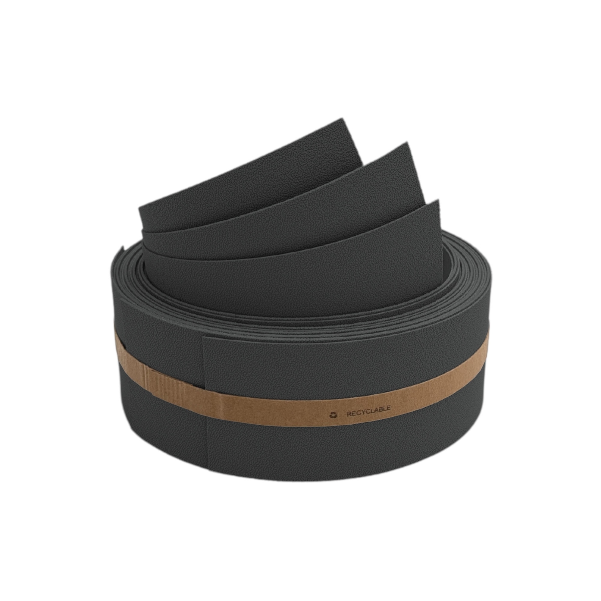 zaun|zu® Sichtschutz Premium Akzentstreifen Set Drittel Anthrazit 2,55m Image