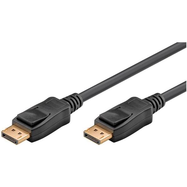 goobay Anschlusskabel DisplayPort 2.1 schwarz 2.0 m Image