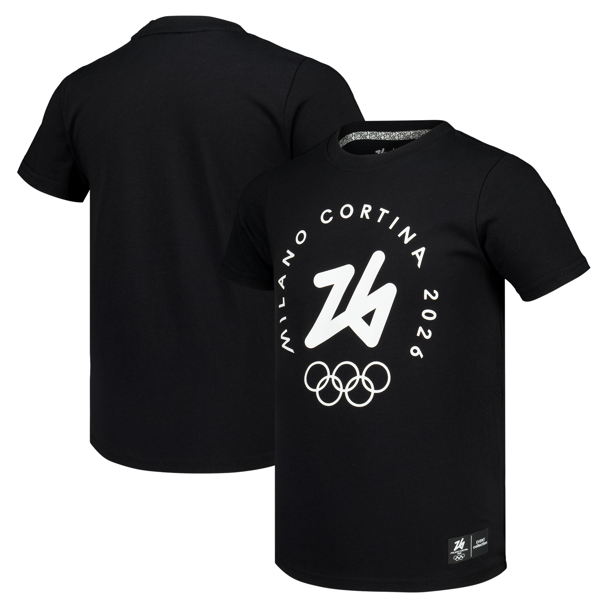 Milano Cortina 2026 Olympics Large Logo T-Shirt - Schwarz - Junior Image