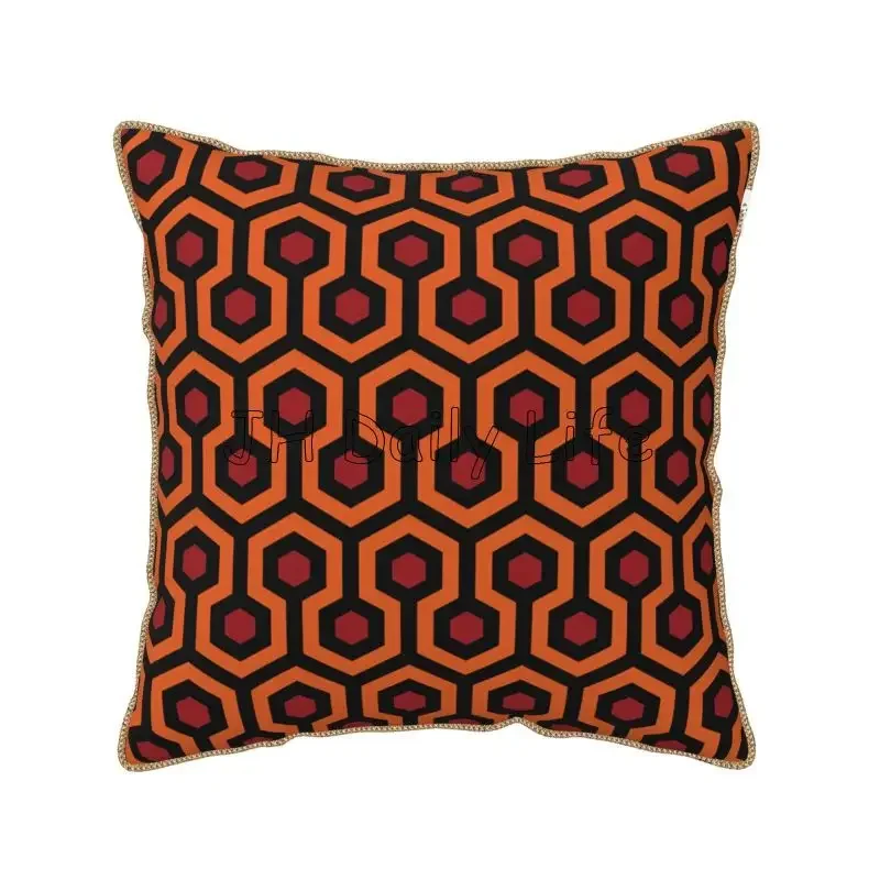 The Shining Overlook Hotel Weicher Samt-Überwurf-Kissenbezug, 45,7 x 45,7 cm, Kissenbezug für Zuhause, Sofa, Couch, Bett, Wohnzimmer, Auto, Dekoration