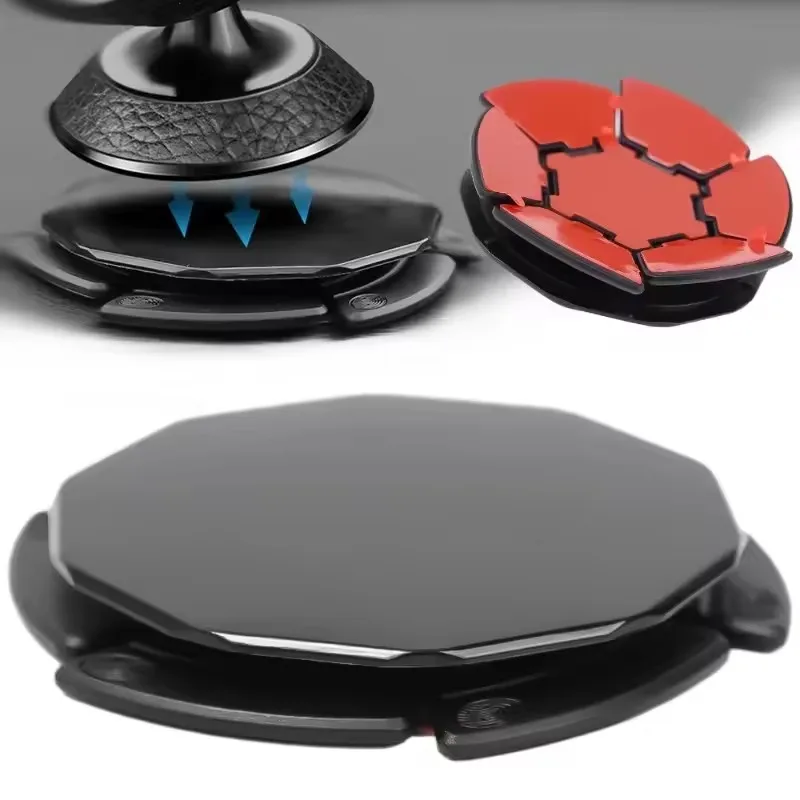 Disco per supporto cruscotto per ventosa Supporto per telefono per auto Adesivo per supporto per telefono appiccicoso Disco per supporto cruscotto per auto curvo