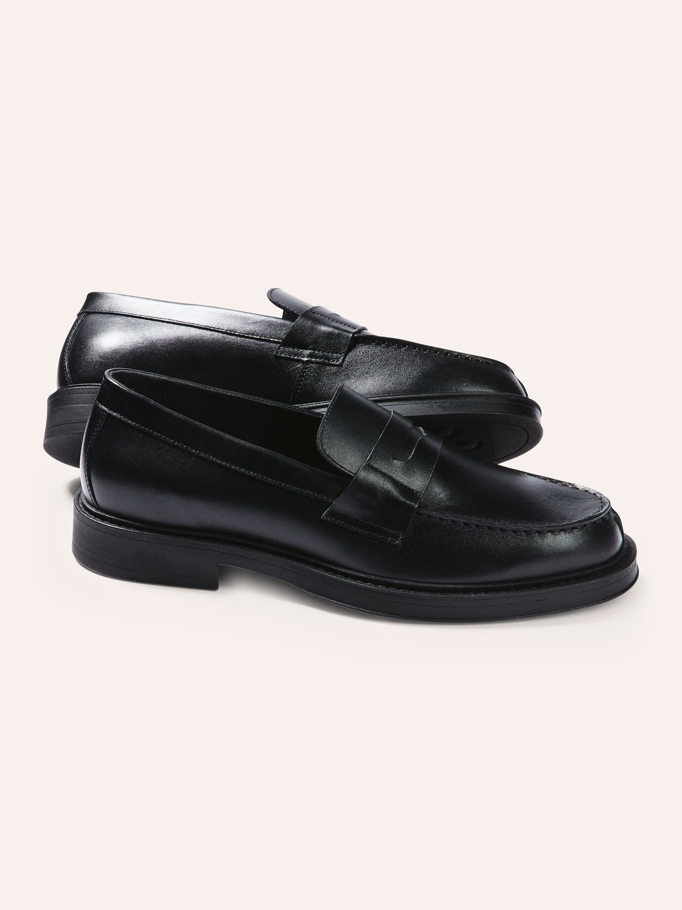 Walbusch Herren Classic Schlupf-Schuh Schwarz noch offen: Muster