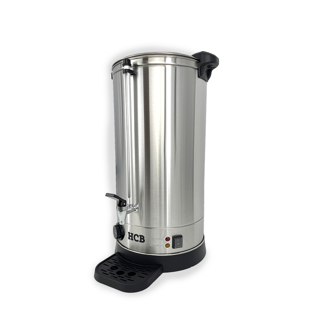 HCB Wasserkocher - doppelwandig mit Tropfschale - 23,6 Liter - 230V - Edelstahl Image