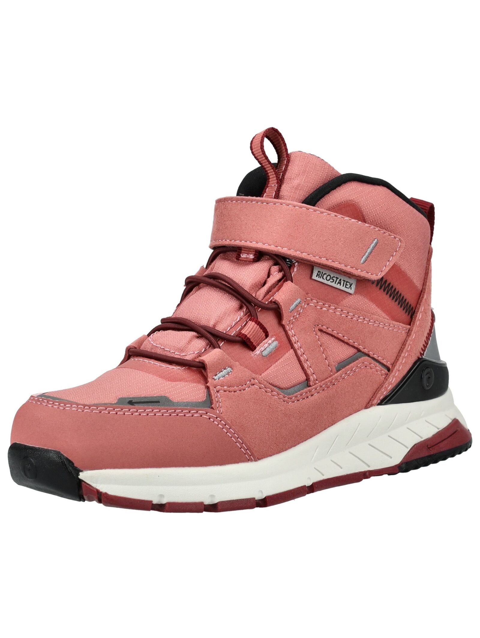 Stiefelette RICOSTA "Ricosta Stiefelette Textil", Mädchen, Gr. 33, rosa, Textil, Schuhe Stiefelette