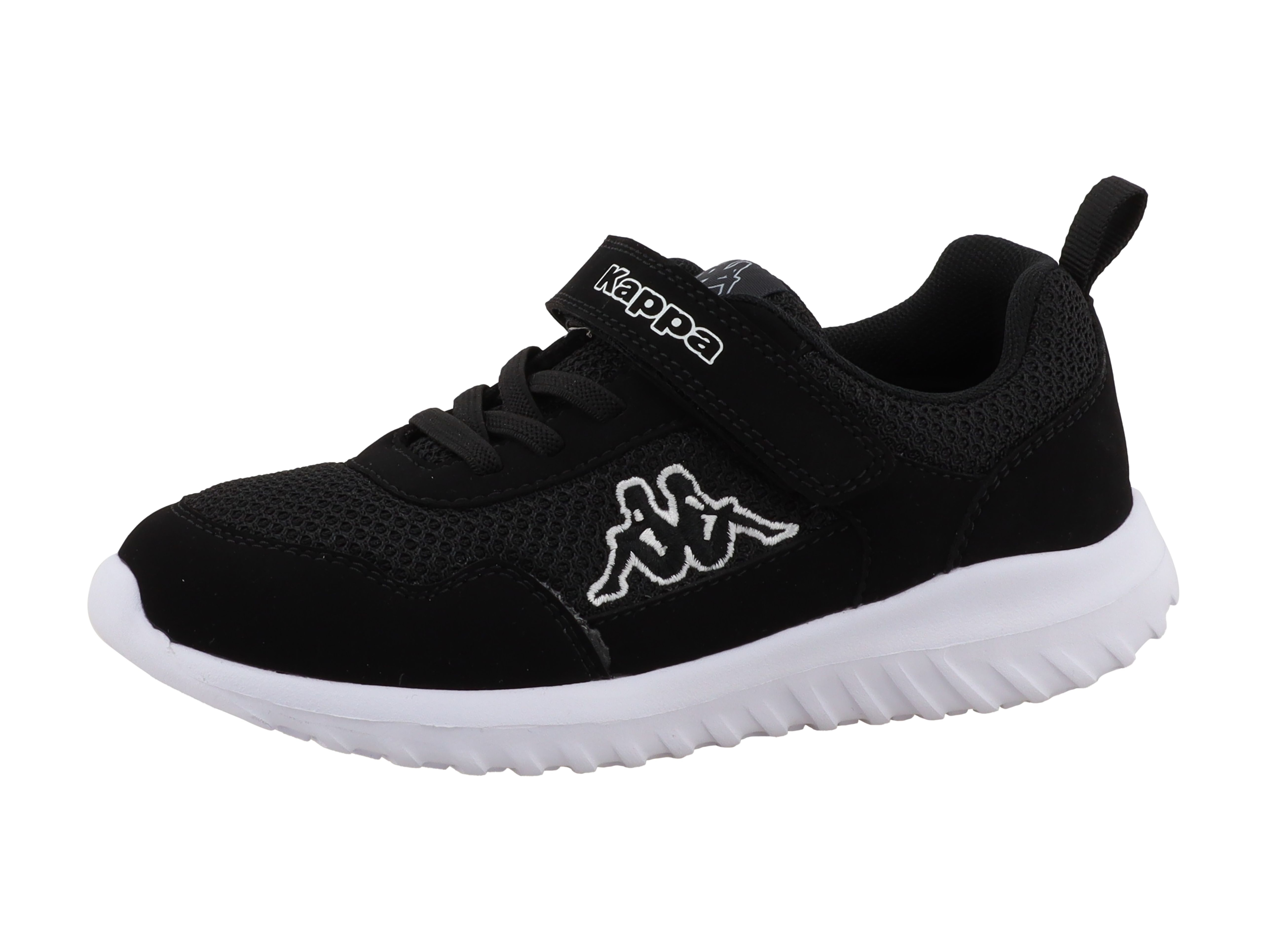 Sneaker KAPPA "PINELLA", Damen, Gr. 31, schwarz, weiß, Synthetik, Schuhe Sneaker