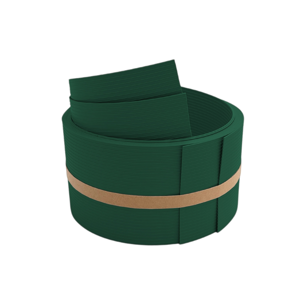 zaun|zu® Sichtschutz RILLE HALBE für Doppelstabzaun Grün 2,55m Image