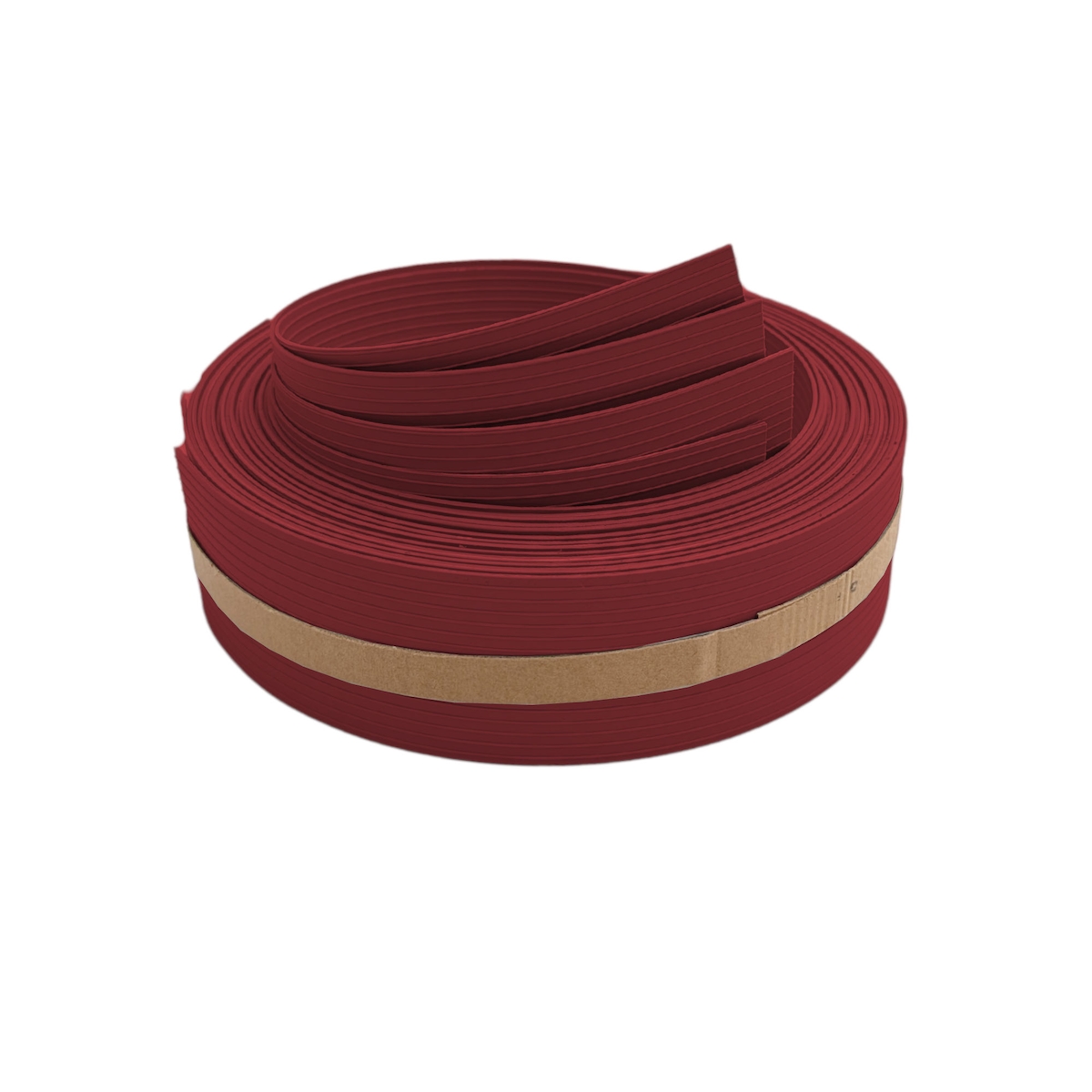 zaun|zu® Sichtschutz RILLE VIERTEL Set Sichtschutz für Doppelstabzäune Bordeauxrot 2,55m Image