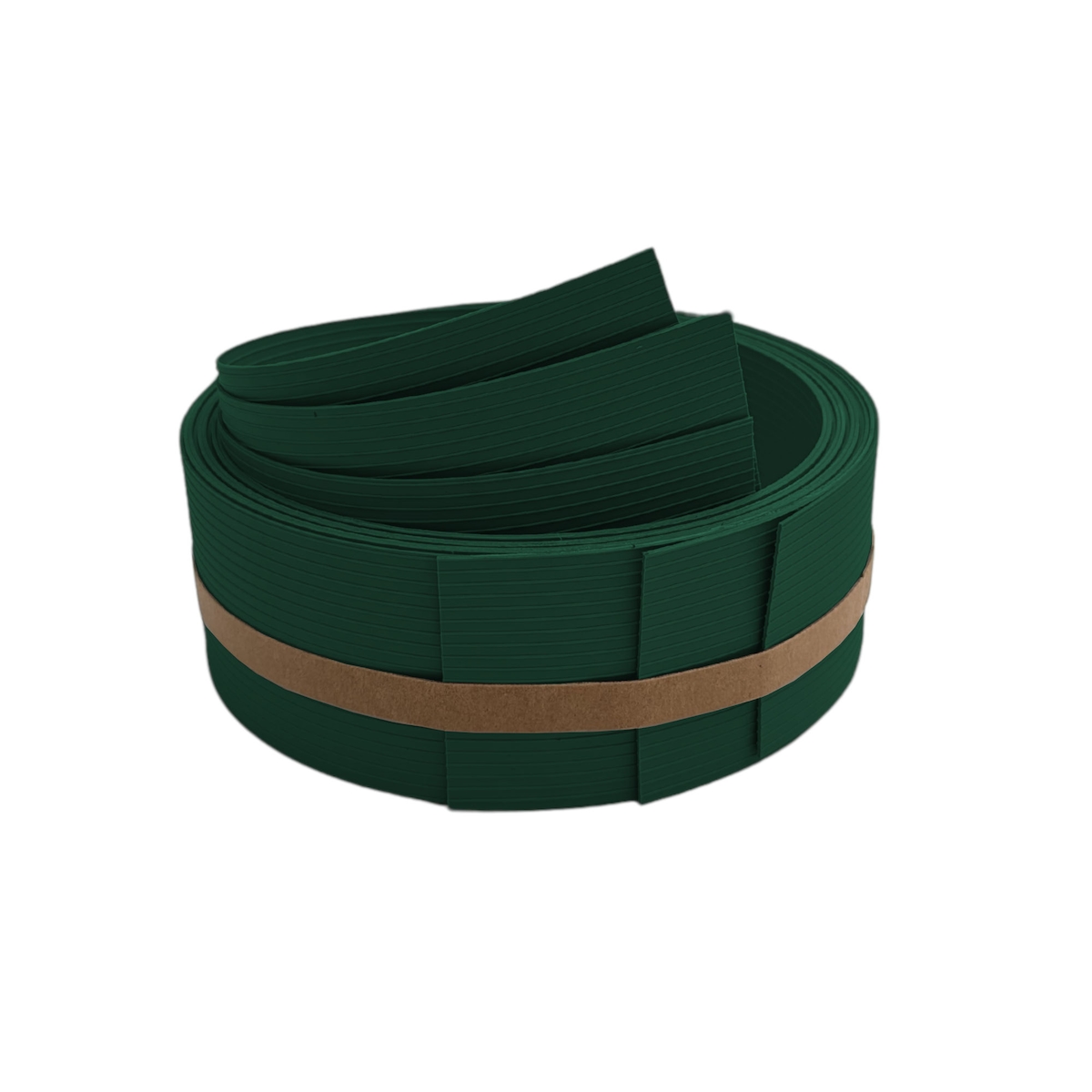 zaun|zu® Sichtschutz RILLE DRITTEL Set für Doppelstabzaun Grün 2,55m Image